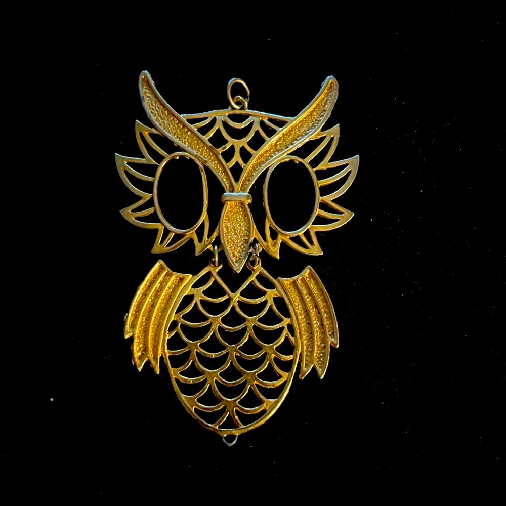 VINT OWL Pendant